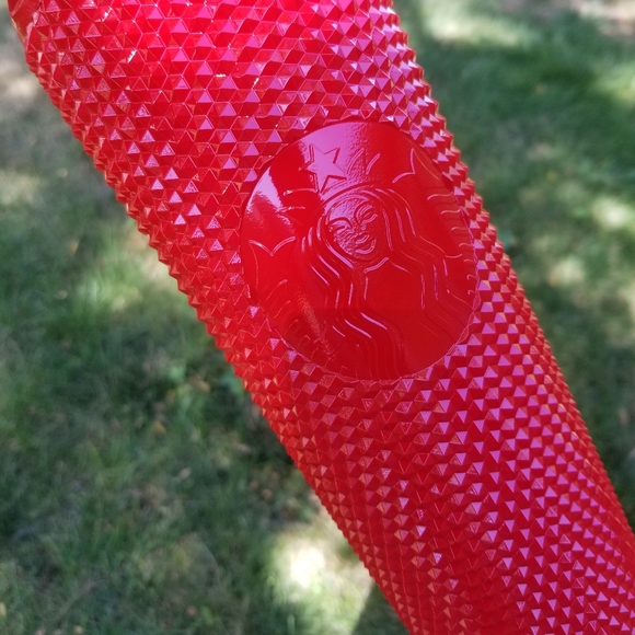 🆕️Starbucks, Custom, Apple Red Studded Tumbler - Picture 5 of 10